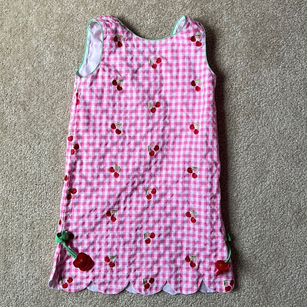 Cotton Kids cherry dress, size 6!